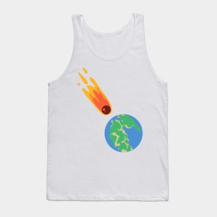 Asteroid, extinction, dino, dinosaur Tank Top